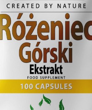 RÓŻENIEC GÓRSKI RHODIOLA ROSEA 100mg 100 kaps.