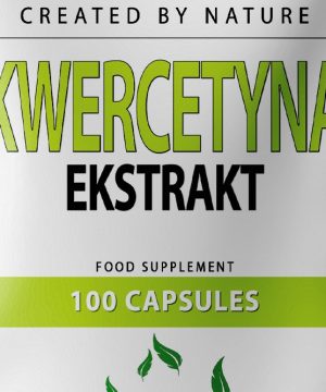 NATURALNA  KWERCETYNA 100%  EKSTRAKT 400mg   100 kapsułek Nowość !