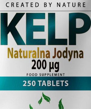 Kelp Naturalna Jodyna 200mg 250 tabletek