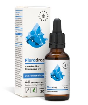 Mikrokapsułkowane kultury bakterii Lactobacillus Rhamnosus GG krople 20 ml
