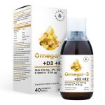 Omega-3 370 DHA / 700 EPA + D3 2000 IU + K2 MK7, płyn 200 ml