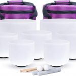 Zestaw kryształowych mis dźwiękowych czakry 432 Hz. 7 szt. + 2x torby Gratis! Nowość !