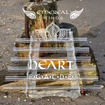 SERCE - HARFA KRYSZTAŁOWA - Heart Light crystal harp F5, G5, A5, C6, D6, E6 ( 6 nut )