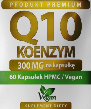 Koenzym Q10 (Ubichinon) 300 mg – 60 Kapsułek Vegan