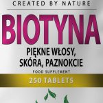 Biotyna (witamina B7) 2.5 mg – 250 Tabletek