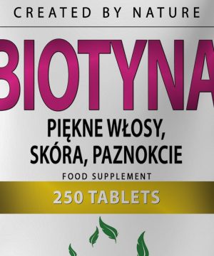 Biotyna (witamina B7) 2.5 mg – 250 Tabletek